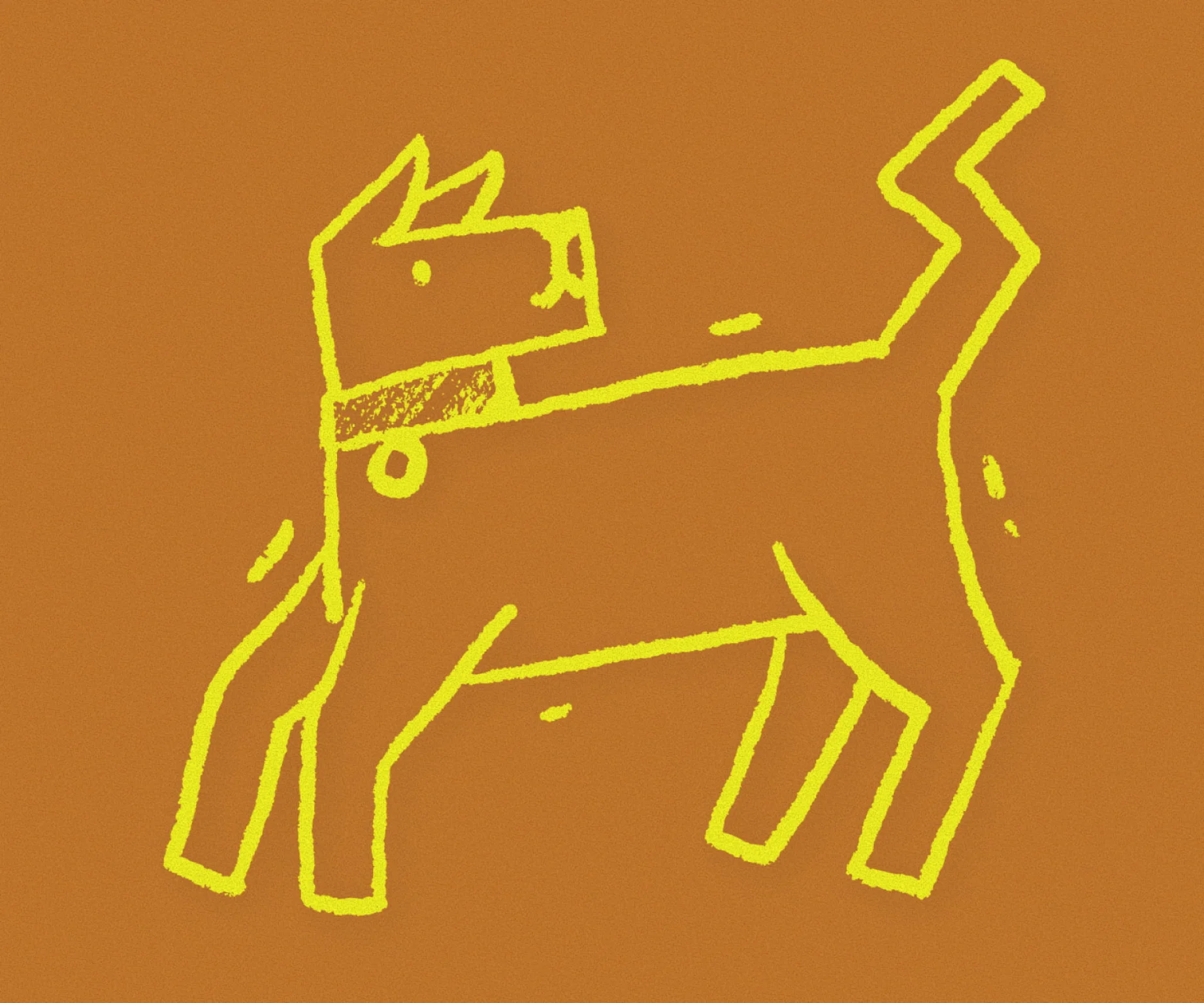 Dog looking back over its shoulder