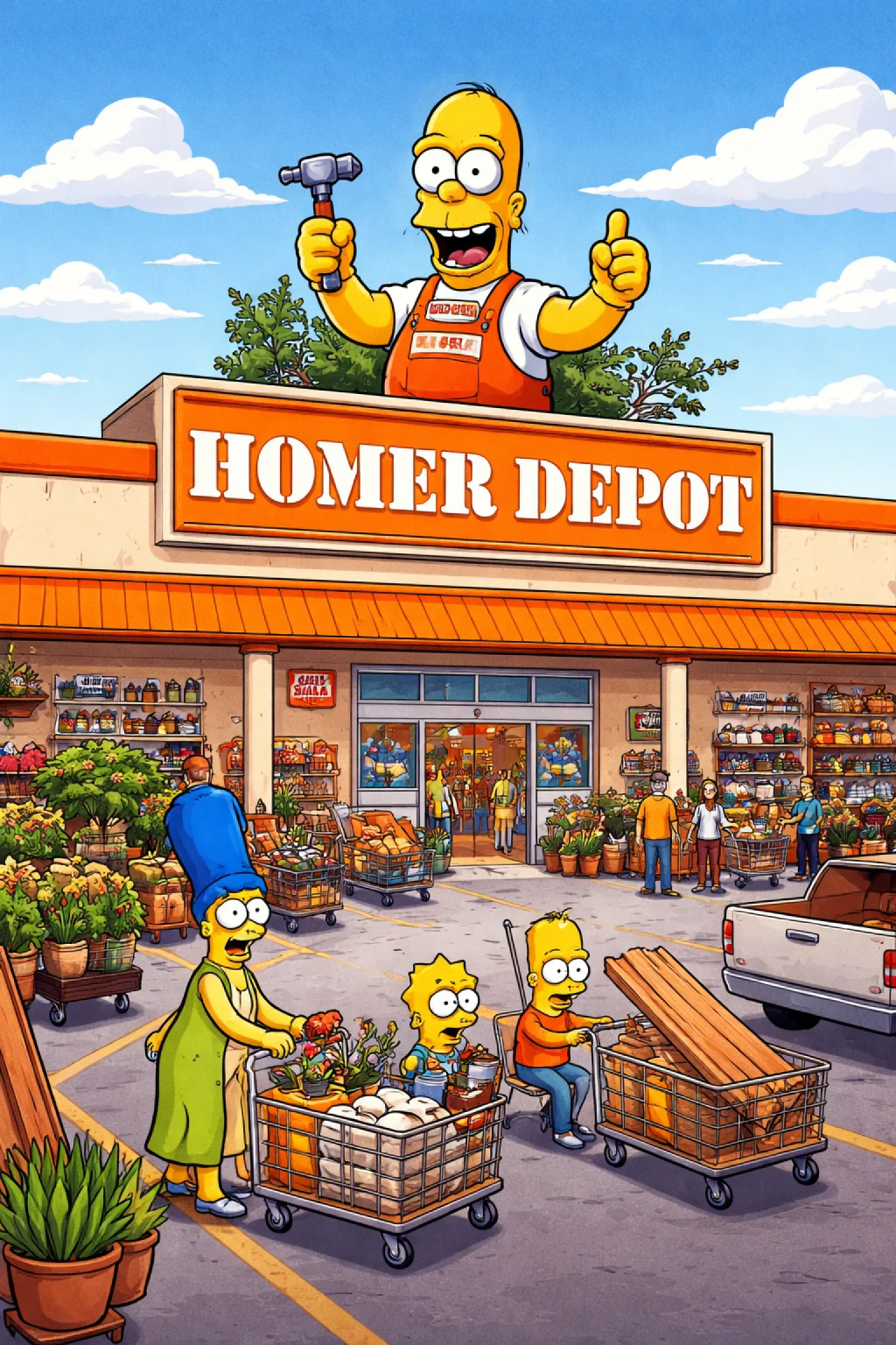 Homer Simpson Depot (Gross ChatgGPT amalgamation)